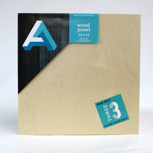 Arte Alternativa Madera Panel Super Value Galeria 12 Pack 3