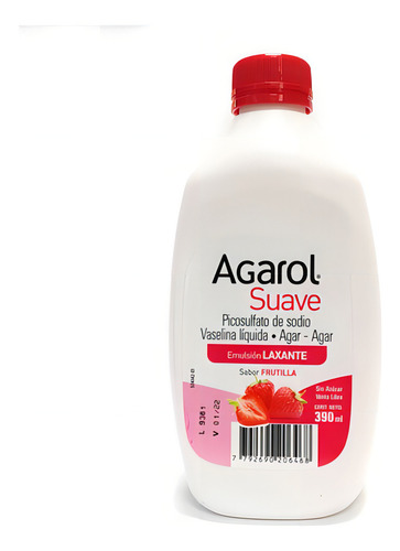 Agarol Suave (sabor Frutilla) 0,3 G/28,225 G/33,34 Mg/100 Ml Emulsión Oral, 1 Frasco 390 Ml