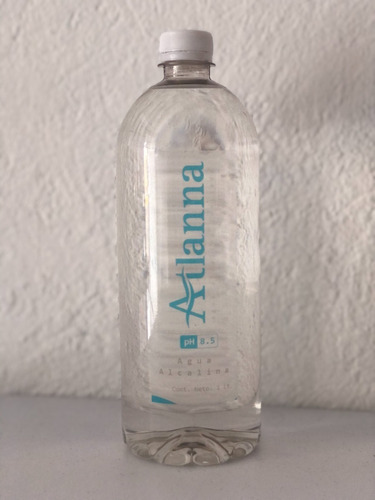 Agua Alcalina Ionizada Embotellada Atlanna 6 Pack 1 Lt