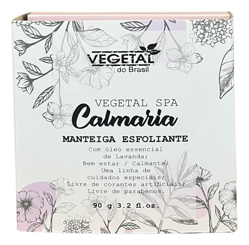 Manteiga Esfoliante Calmaria- Vegetal Spa- 90g Lavanda
