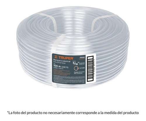 Rollo De 100 Metros Diámetro 1 Pu Manguera Industrial De Pvc