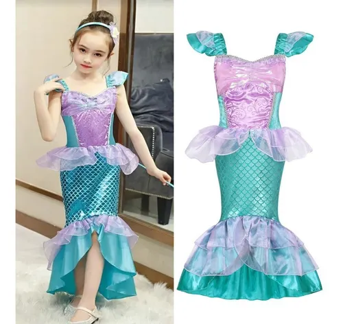 Traje de online sirenita para nena