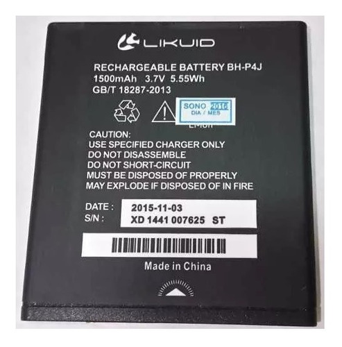 Batería Likuid L4 Performance 1500mah Tienda Chacao