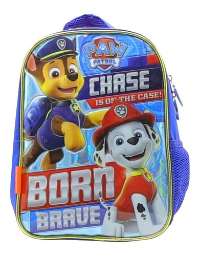 Mochila Espalda Jardin 12 PuLG Paw Patrol Licencia Original