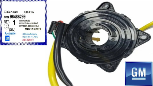 Cable Cinta Espiral Airbag Reloj Volante Aveo 04-10 3 Puerts