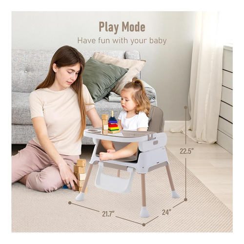 3 En 1 Silla Alta Para Bebés, Refuerzo De Silla De Para Para