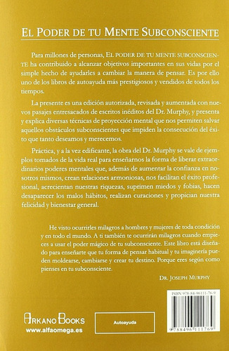 libro el poder de la mente subconsciente joseph murphy pdf