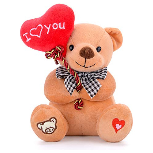 Gloveleya I Love You - Oso De Peluche Con Corazon (7.0 in)