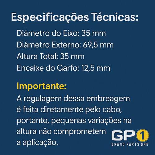 Rolamento Embreagem (ferro) C10 - C14 - D10 - D20 - D40