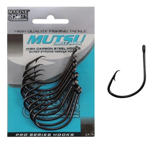 Anzol Mutsu Circle Hook 6/0 - 20 Un. - Marine Sports