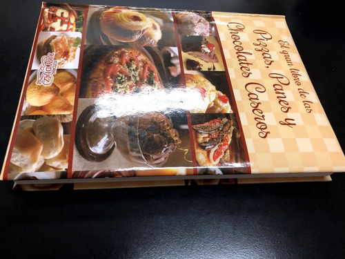 Libro De Cocina Pizzas, Panes Y Chocolates Caseros 6 C