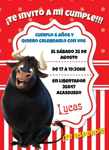 Invitaciones Digitales Whatsapp E Imprimibles Ole Ferdinand