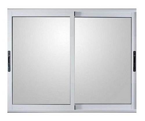 Ventana Linea Modena Aluminio Blanco 1.50x1.10 Con Vidrio