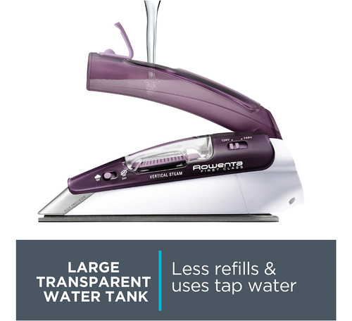 Plancha De Vapor Rowenta Pro Compact Con Suela De Acero Inox