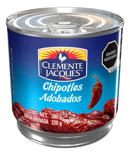 Chiles Chipotles Clemente Jacques Adobados 380 G