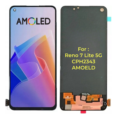 Pantalla Táctil Amoled Para Oppo Reno7 Lite 5g Cph2343