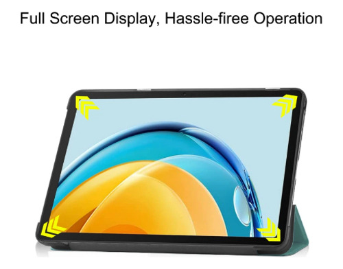 Funda Case Ligera Teknet Para Huawei Matepad Se 10.4 Folder Color Verde Agua