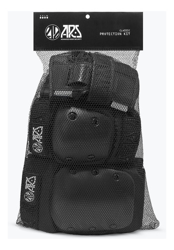 Kit De Proteção 3 Em 1 - Ars Pro New - Patins Skate Long