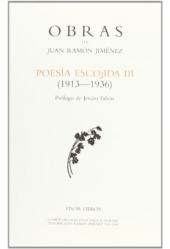 Libro O.c. Juan Ramon Jimenez Poesia Escojida Iii De Jimenez