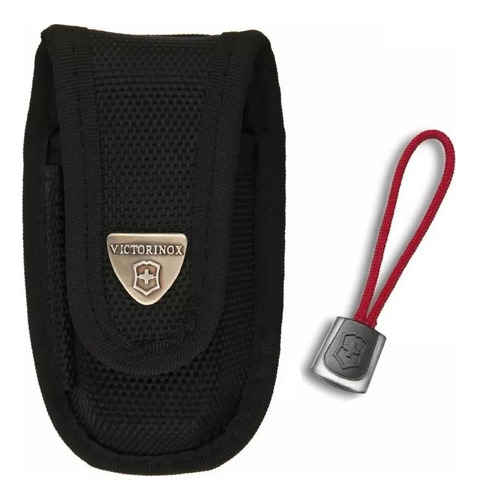 Victorinox Funda De Nylon Para Navajas De 91 Mm Y Cordón Color Rojo