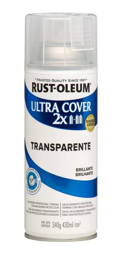 Spray Pintura Ultracover Transparente 2x  Rustoleum
