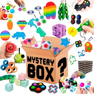 Mystery Box Antiestrés Pop It Fidget Toys Spinner Squishys