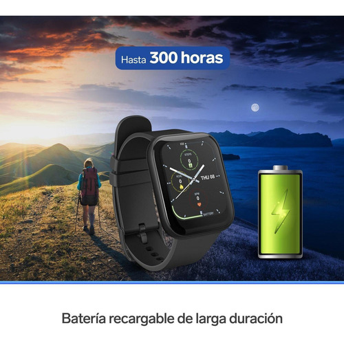 Smartwatch Steren Smart 200 Negro Bluetooth Pantalla Táctil
