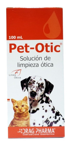 Pet-otic Limpiador Ótico 100 Ml Perro Y Gatos/ Vets For Pets