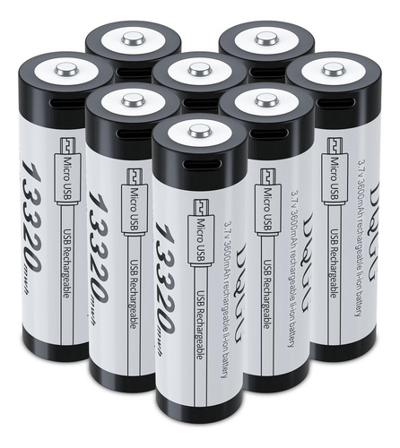 Bateria Recargable Usb Tipo Mah Mwh Lith® Boton Celda