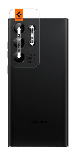 Imagen 4 de 9 de Vidrio Templado Spigen Para Camara De Samsung S23 Ultra