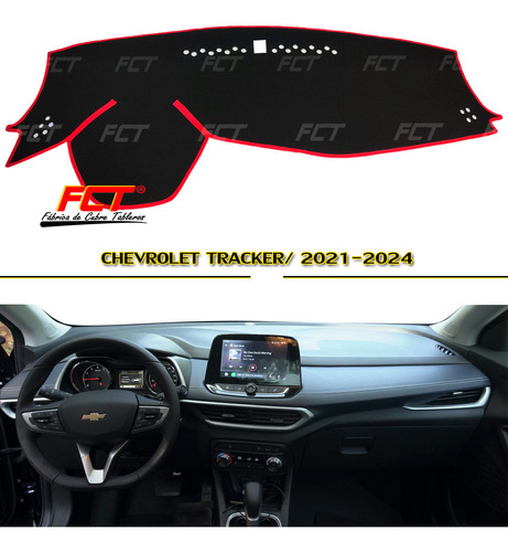 Cubre Tablero Premium/ Chevrolet Tracker/ 2022 2023 2024 Fct