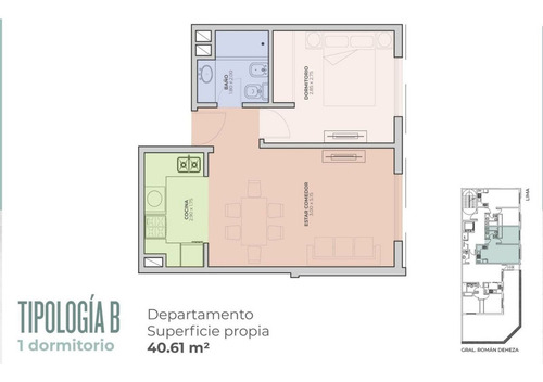 Imagen 11 de 14 de Vendo Departamentos 1 Dorm B° General Paz