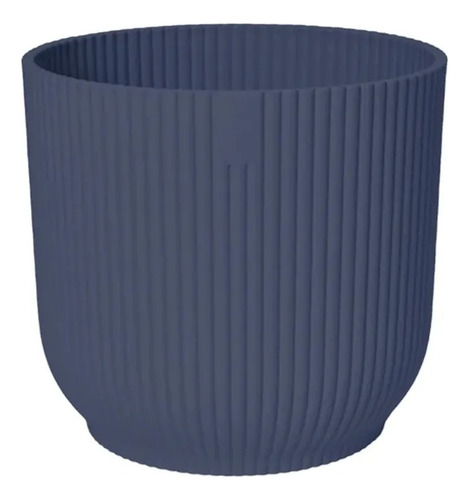 Maceta Plástico Diseño Elegante Milan Premium Mod. 20 Azul Petróleo Milan
