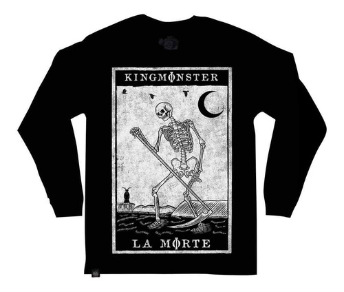 Playera  Manga Larga La Morte / Kingmonster