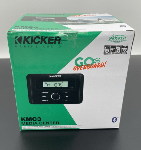Estéreo Reproductor Marino Kicker Kmc3, Rzr, Can-am, Lancha.