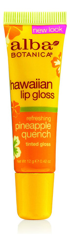 Alba Botanica Lip Gloss, Pia Quench, 0.42onza Tubo