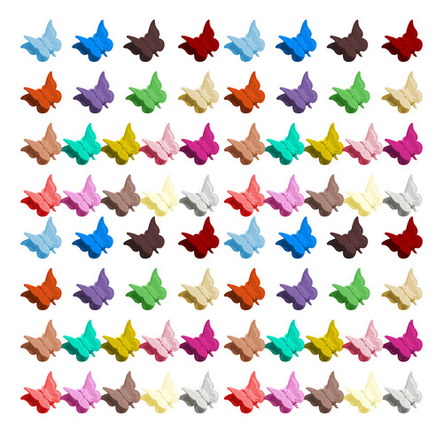Horquilla Para El Pelo Con Forma De Mariposa, 72 Unidades