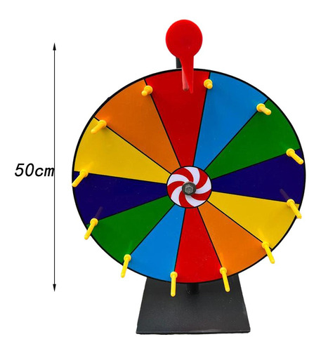 Rueda De Colores De Premio, Mesa De Rueda De, 50cm 6 Colores