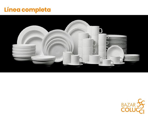X6 Plato Pan Línea Recta, Verbano - Bazar Colucci