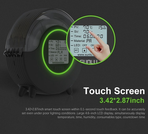 Imagem 8 de 9 de Estufa De Secagem De Filamento 3d Drybox Filadryer Sunlu