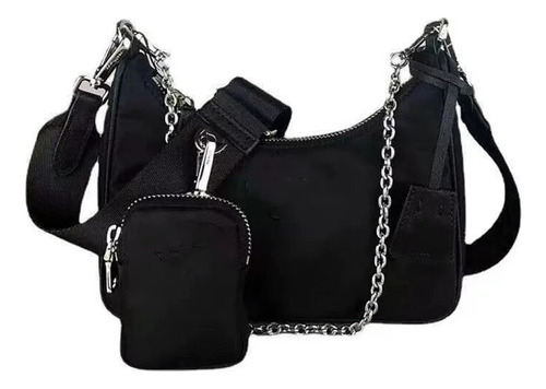 Bolso De Correa Con Monedero De Regalo Con Cadena De Decor.