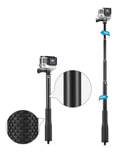 Palo Selfie Pov Pole Monopod 93cm Compatible Gopro