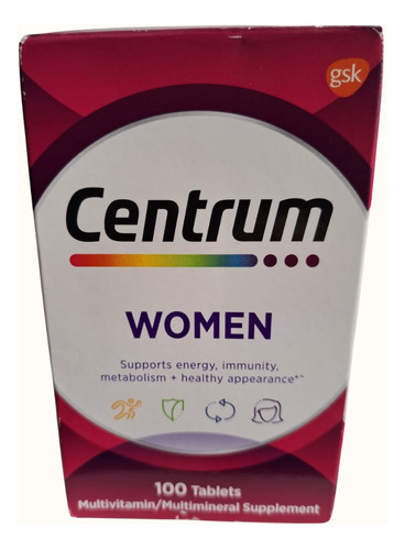 Centrum Women Mujer 100 Tabs - Unidad a $997