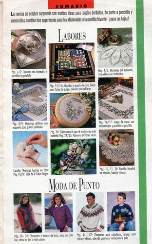 Revista Anna N°10 Año1993 Tejido Bordado Manualidades Muñeca (Usado)