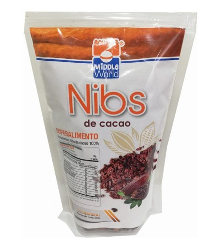 Nibs De 100% Cacao Trocitos De Cacao 300 Grs Super Alimento