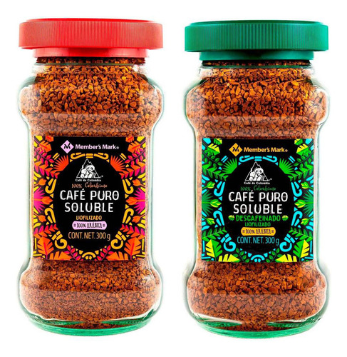 Set Café Soluble Liofilizado Members Regular + Descafeinado