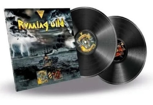 LP Running Wild The Rivalry + Victory Lacrado Montón de calaveras