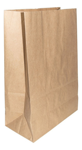 Embalagem Saco Kraft  Delivery Lanche Grande 24x14x33  C/250