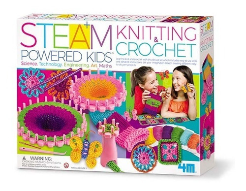 Kit De Costura Para Niños Y Niñas - Trejido  Crochet - Steam
