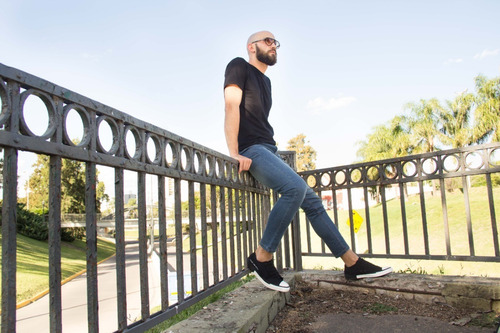 Imagen 5 de 10 de Zapatillas Urbanas Lona Premium Vulcanizada Hombre